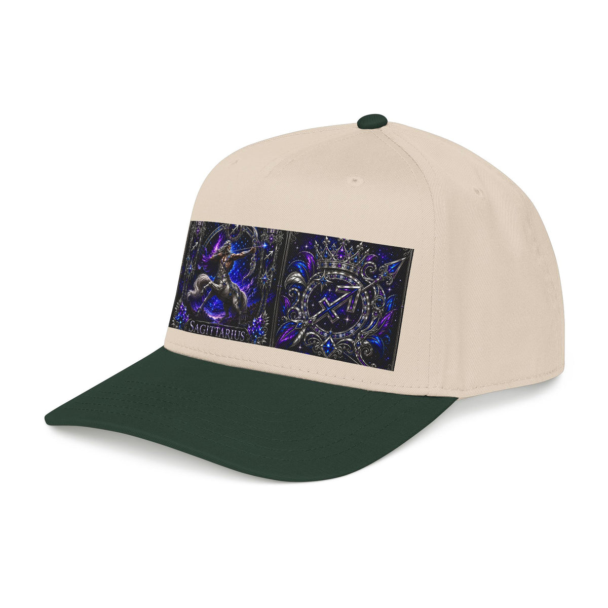 Sagittarius Zodiac Baseball Cap — Astrological Archer Mid Profile Hat