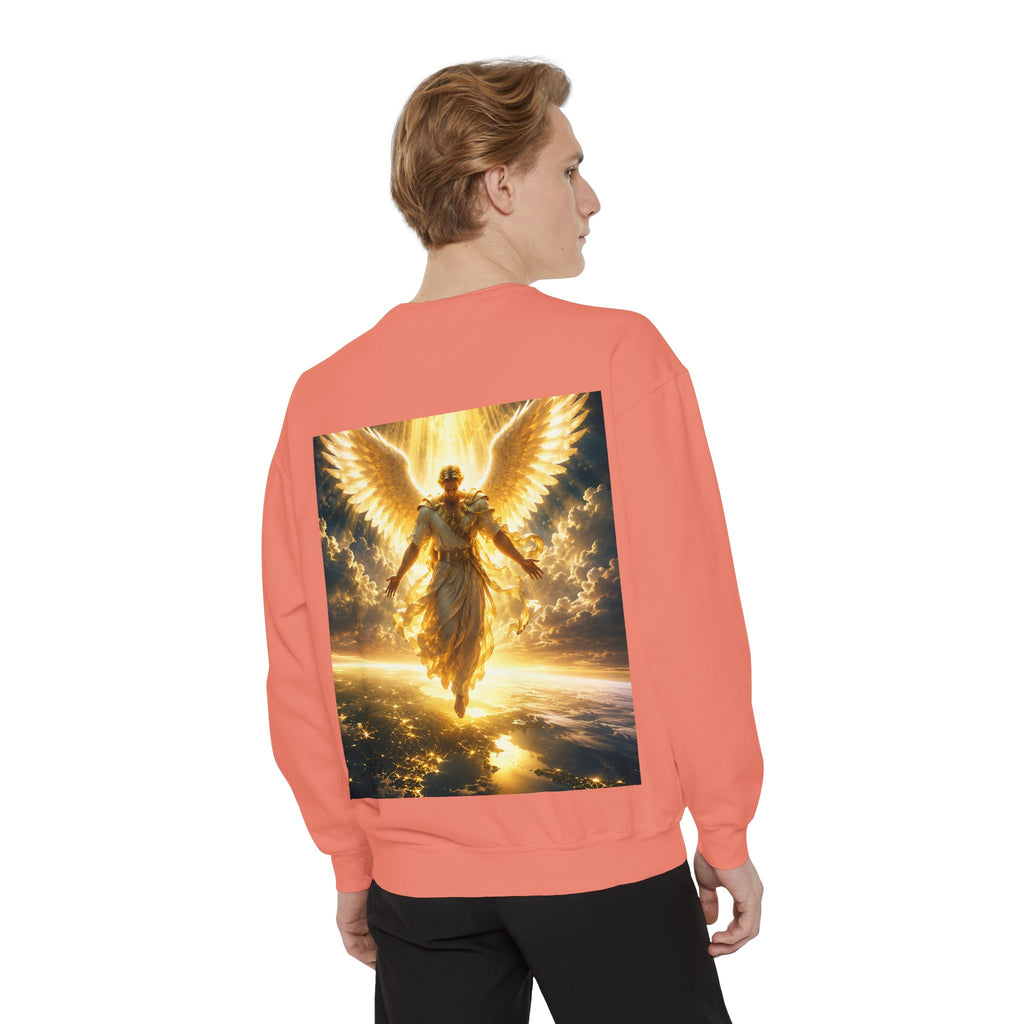 Revelation Chapter 18 Sweatshirt - Angelic Apocalyptic Graphic Crewneck