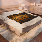 Velveteen Plush Blanket — "Speak Life: Joy Hope Healing, God's Promises" Inspirational Throw