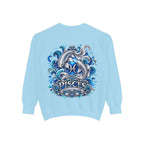 Pisces Zodiac Sweatshirt – Artistic Koi Fish Horoscope Pullover