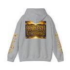 Harvest of the Earth Hoodie — Gold Crest Back Print with 2•26 Sleeve Design