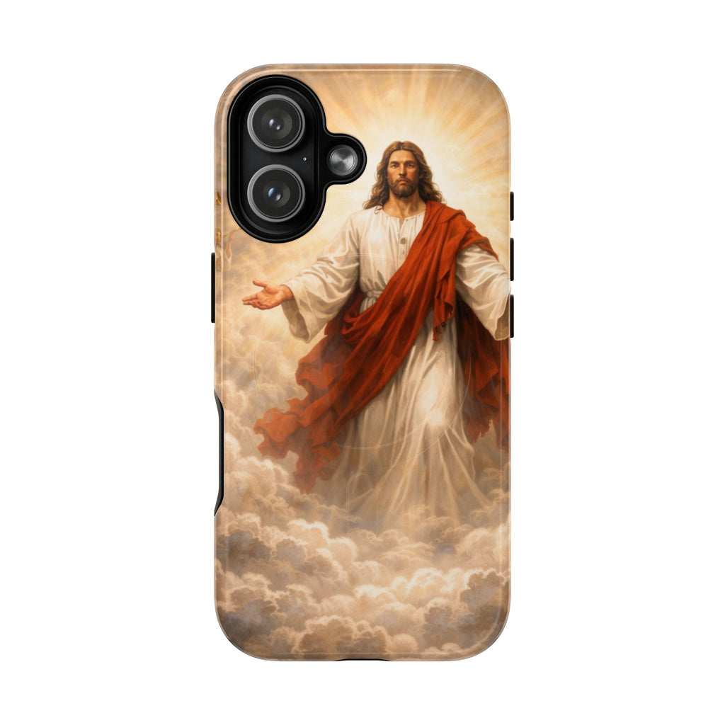 Jesus Christ Ascending Phone Case — Religious Tough Magnetic Case