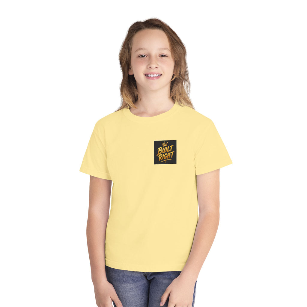 Youth Tee — "Built Right" Inspirational Graphic Tee (Beautiful Brave Brilliant)