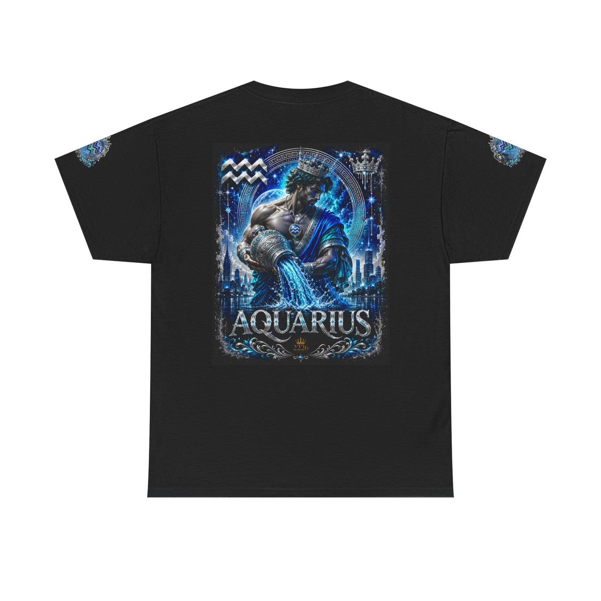 Aquarius Zodiac T-Shirt — Water Bearer Astrology Tee