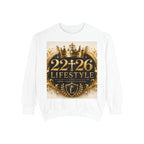 Crown Crest Sweatshirt – 22+26 Lifestyle Gold Emblem