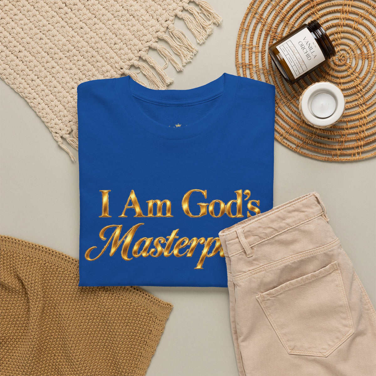 I Am God's Masterpiece Tee — Psalm 139:14 Christian Faith T-Shirt