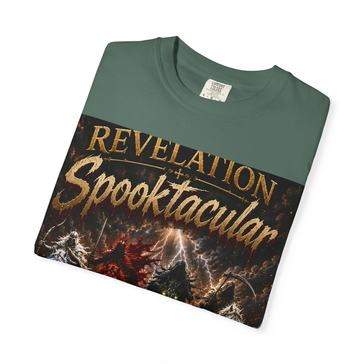 Revelation Spooktacular T-Shirt — Four Horsemen Graphic Tee (Revelation 6)