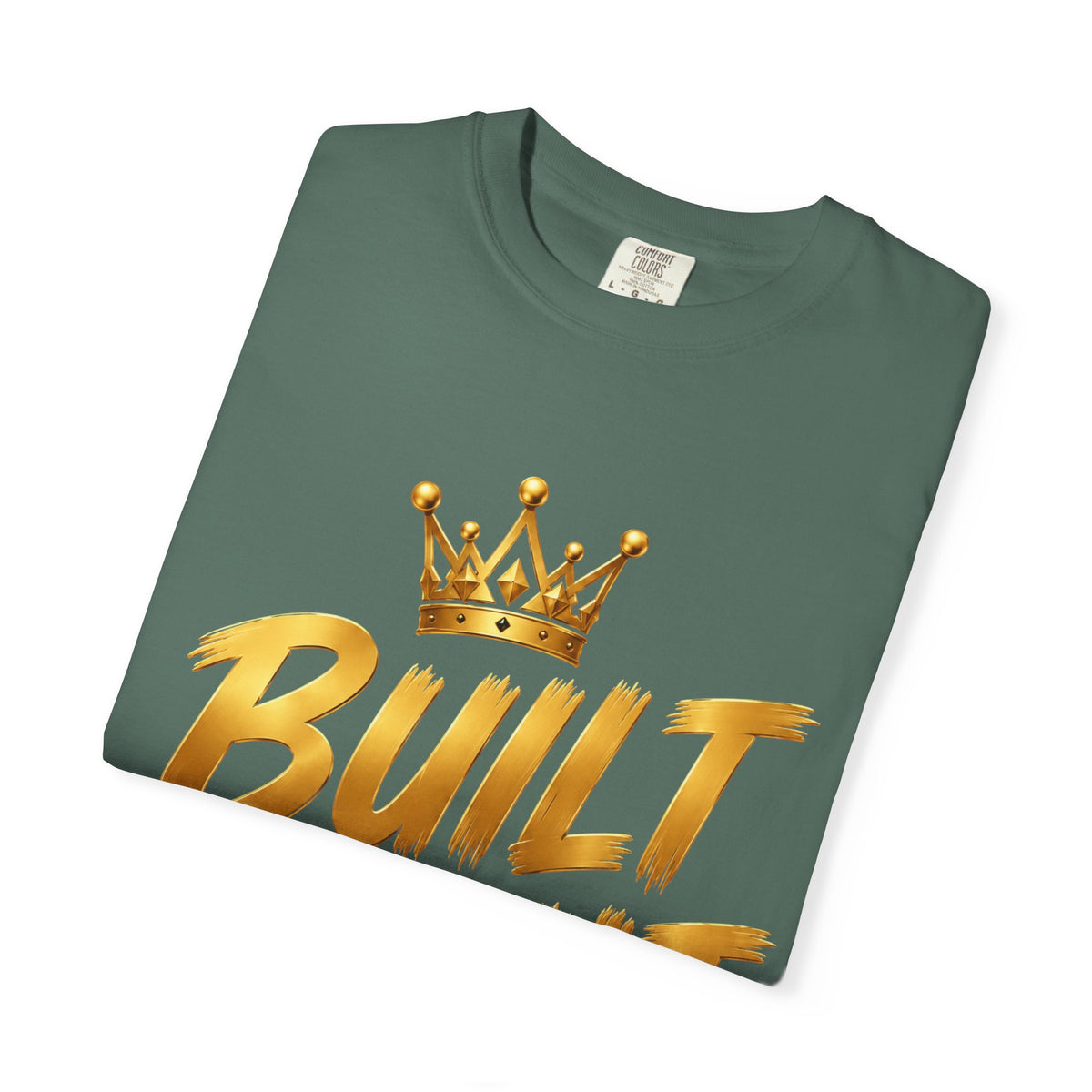 Built Right T-Shirt — Christian Faith Floral Cross Tee (She Is Built Different)