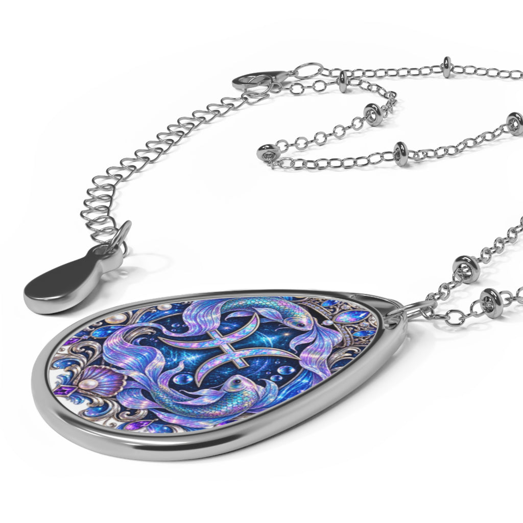 Oval Zodiac Necklace