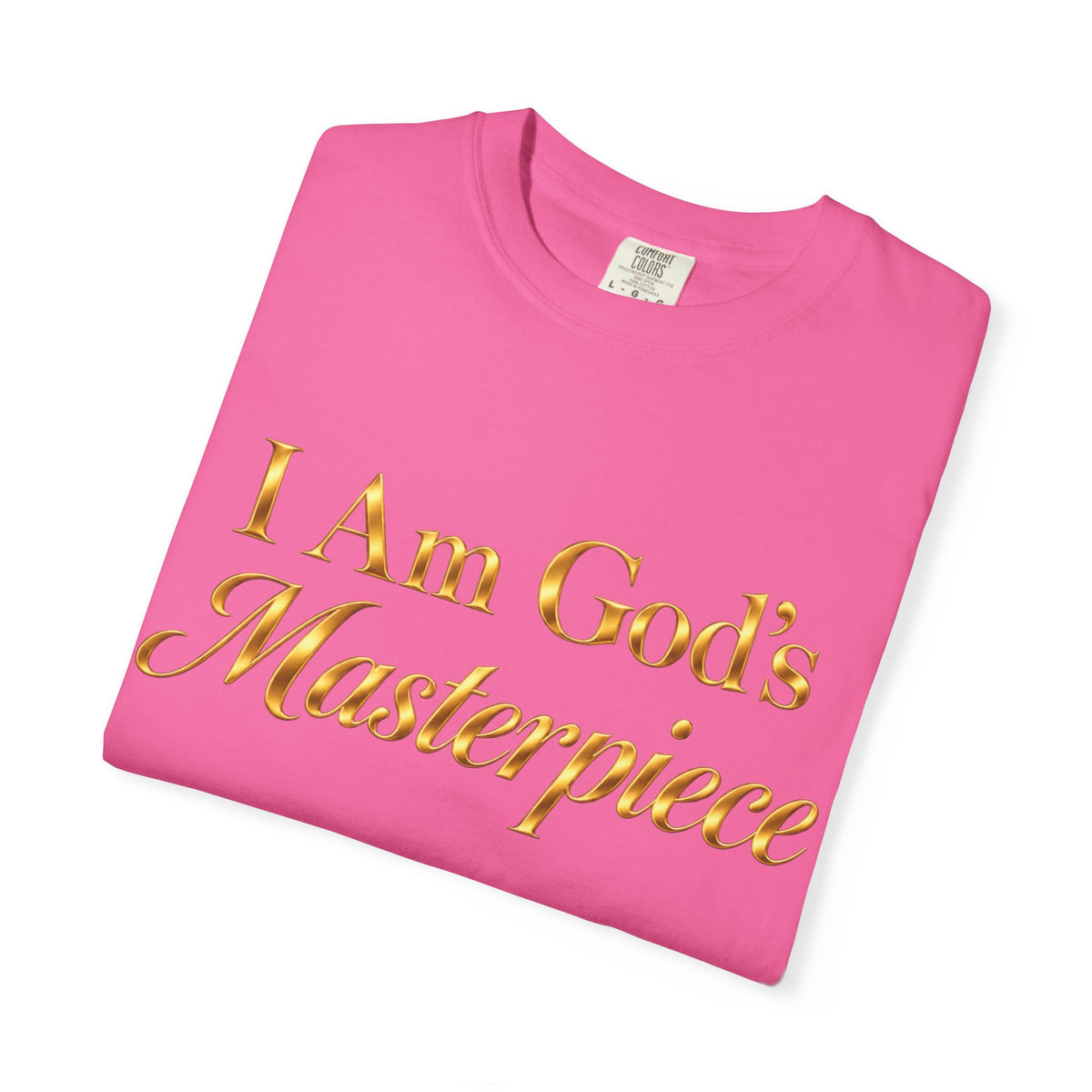 I Am God’s Masterpiece T-Shirt — Faith-Based Christian Tee (Psalm 139:14)