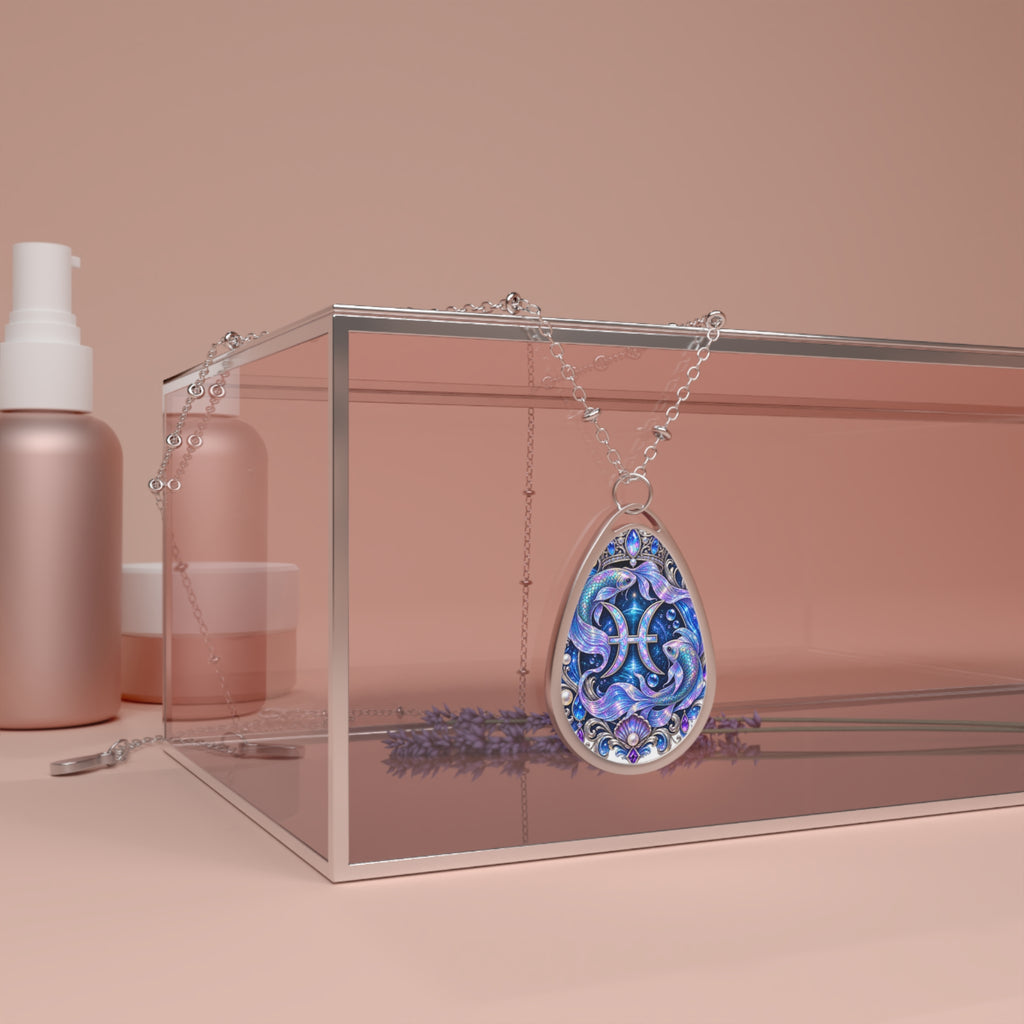 Oval Zodiac Necklace