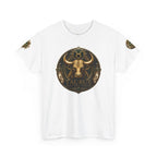 Taurus Zodiac T‑Shirt — Bull Astrology Graphic Tee (Taurus Symbol & Moon Design)