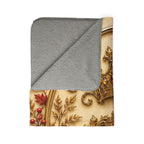 Autumn Crown Fleece Sherpa Blanket