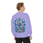 Pisces Zodiac Sweatshirt – Artistic Koi Fish Horoscope Pullover