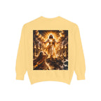 Revelation Chapter 1 Sweatshirt — Golden Christ Return Religious Crewneck