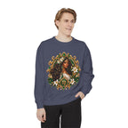 Virgo Zodiac Sweatshirt — Virgo Goddess & Owl Astrology Crewneck