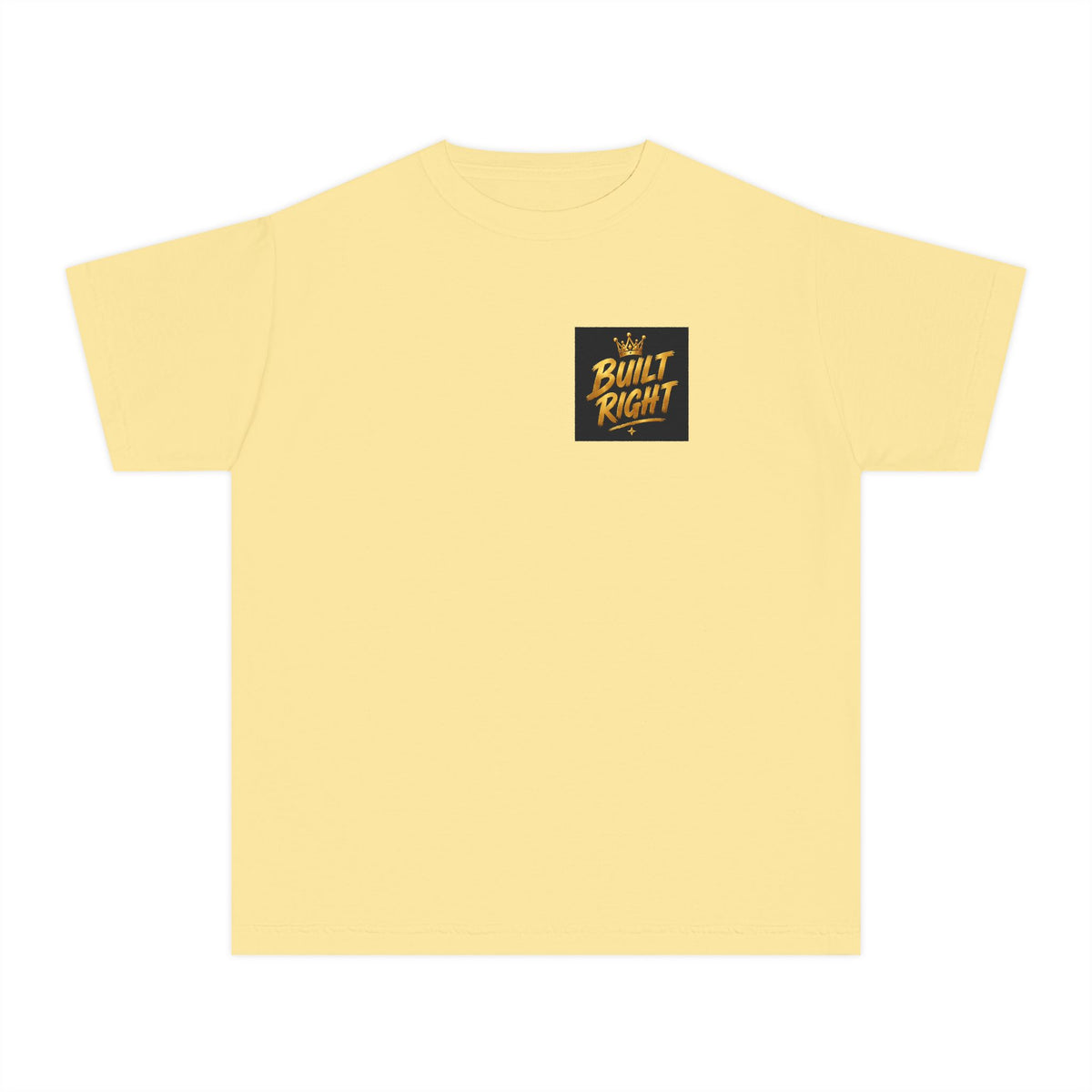 Youth Tee — "Built Right" Inspirational Graphic Tee (Beautiful Brave Brilliant)