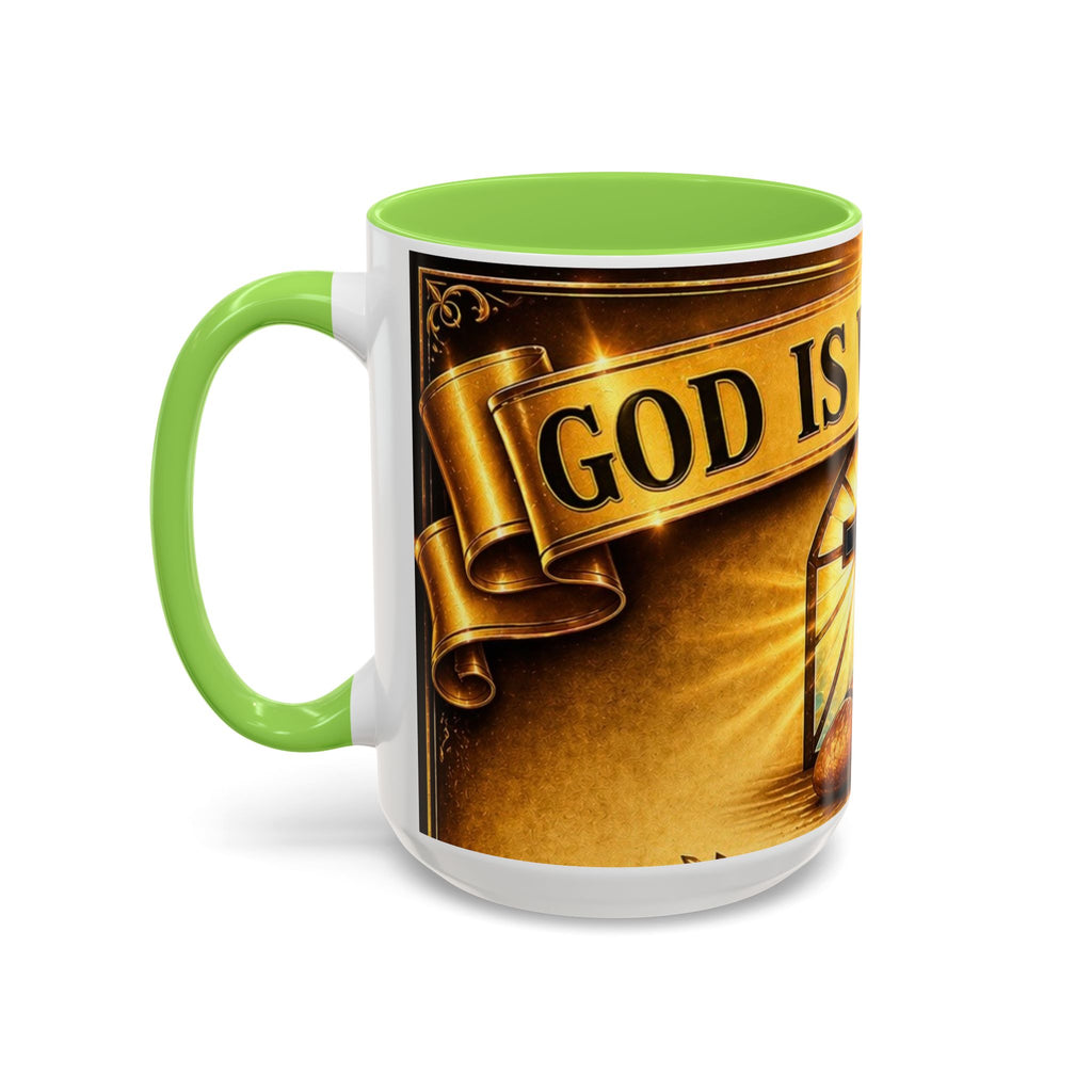 Inspirational Communion Mug — "God Is With You" Christian Coffee Cup