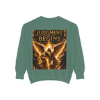 Revelation Chapter 16 Sweatshirt — "Judgment Begins" Apocalyptic Graphic