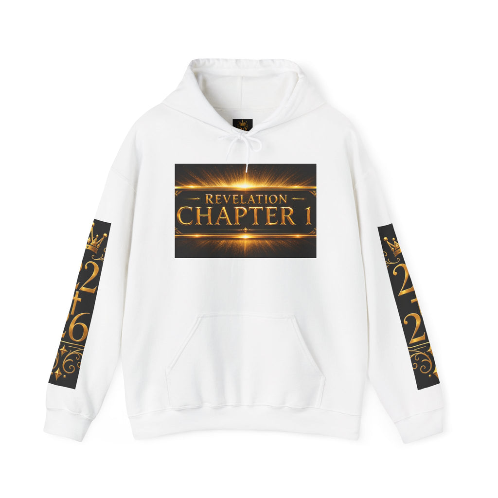 Hoodie — Revelation Chapter 1 Pullover (Biblical Angel Artwork)