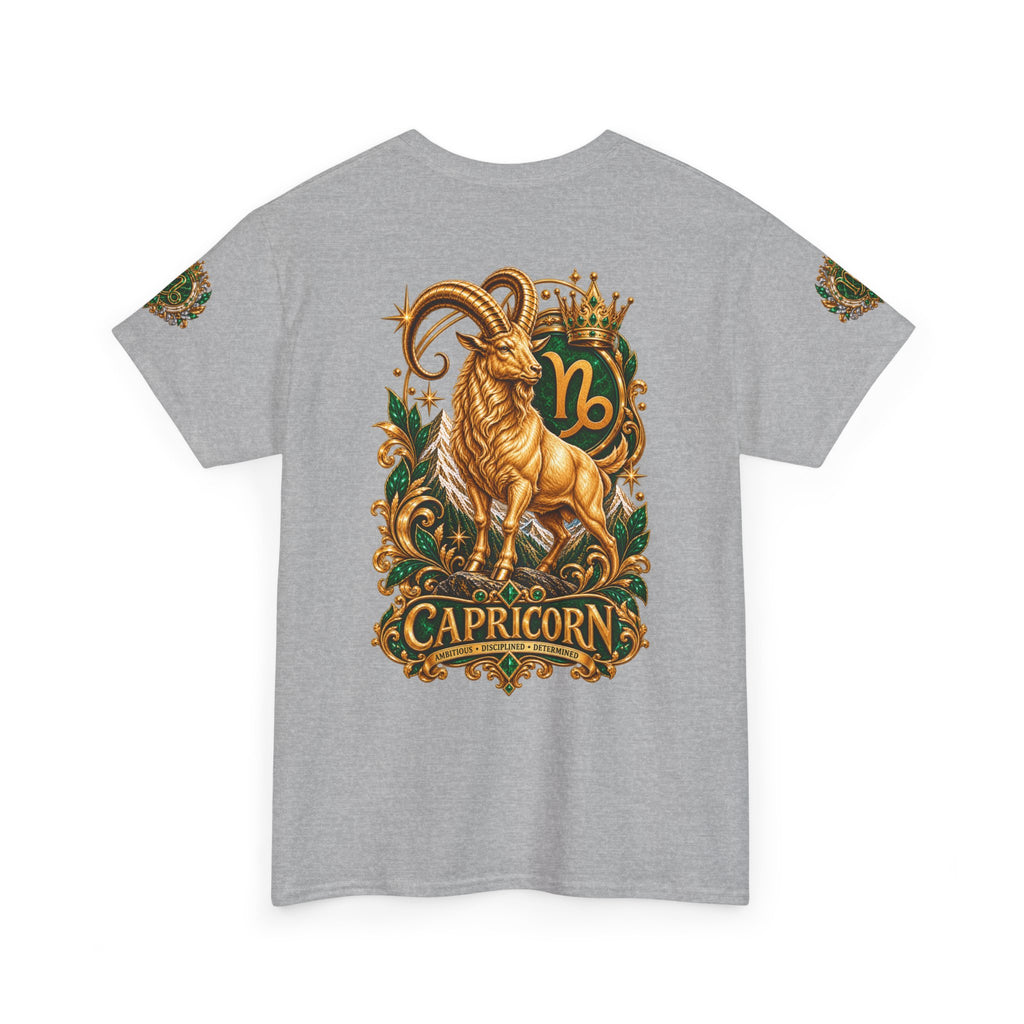 Capricorn Zodiac T-Shirt — Golden Goat Astrology Tee