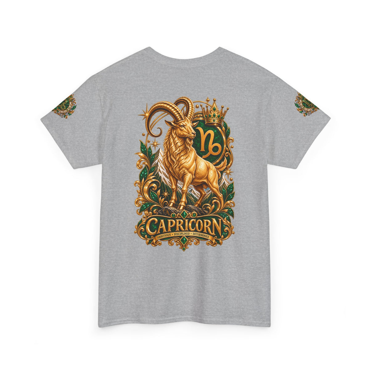 Capricorn Zodiac T-Shirt — Golden Goat Astrology Tee