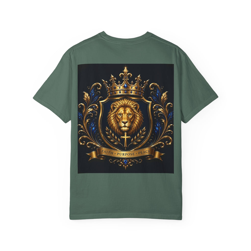 Lion Crest T-Shirt — Golden Crown 2226 Design