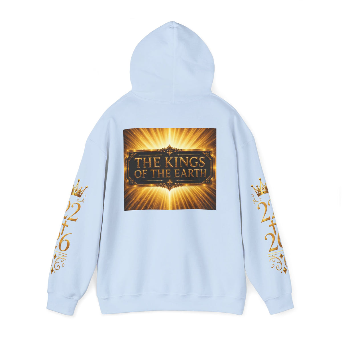 The Kings of the Earth Hoodie – Gold Radiant Graphic Pullover