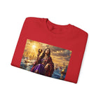 Crewneck Sweatshirt — "The Great Harlot: The Judgment Begins" Religious Graphic Pullover (Revelation 17:3)
