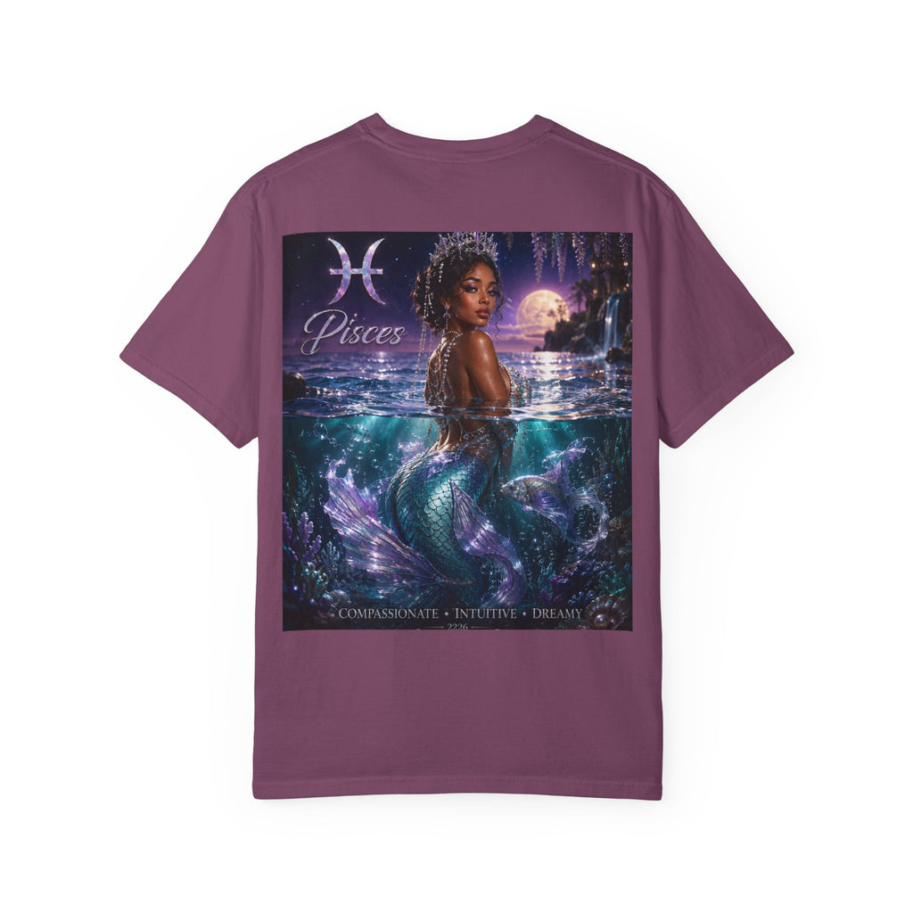 Pisces Mermaid T-Shirt — Zodiac Astrological Tee