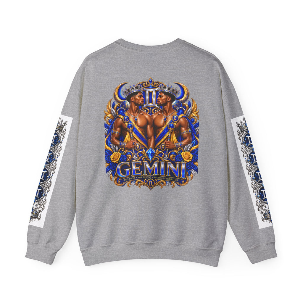 Gemini Zodiac Sweatshirt — Twin Princes Astrological Crewneck