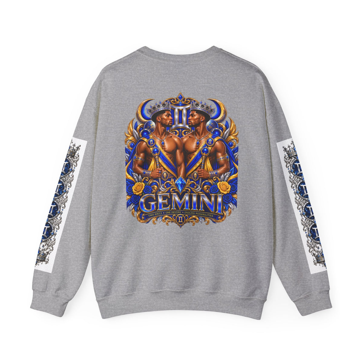 Gemini Zodiac Sweatshirt — Twin Princes Astrological Crewneck