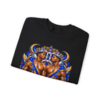Gemini Zodiac Crewneck Sweatshirt — Twin Gods Astrology Graphic