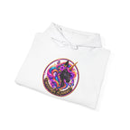Unicorn Hoodie – Cosmic Rainbow Black Unicorn Pullover
