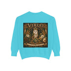 Virgo Sweatshirt — Zodiac Owl Virgo Symbol Crewneck
