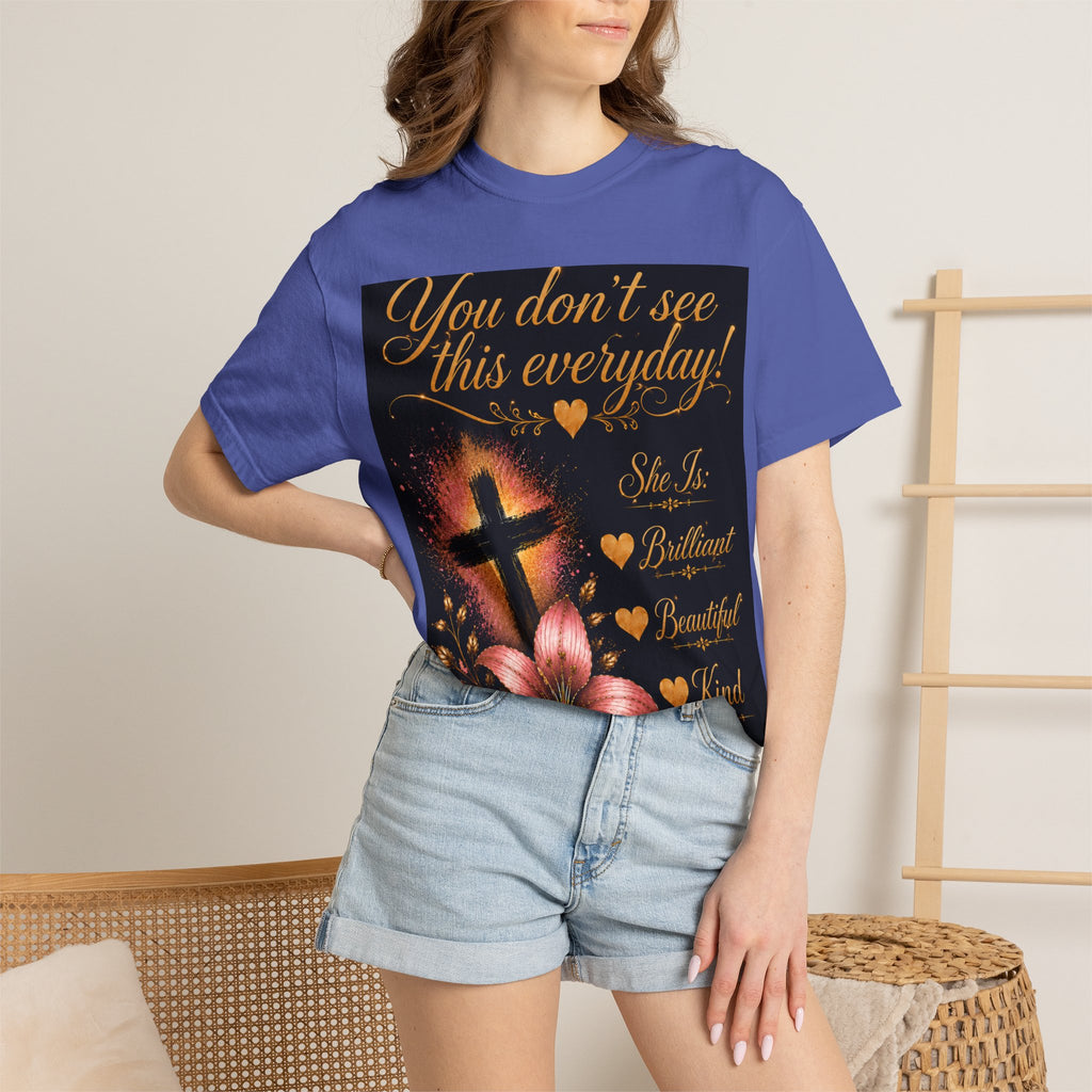 Christian Inspirational T-Shirt — "Not By Sight" / "You Don’t See This Everyday" Design