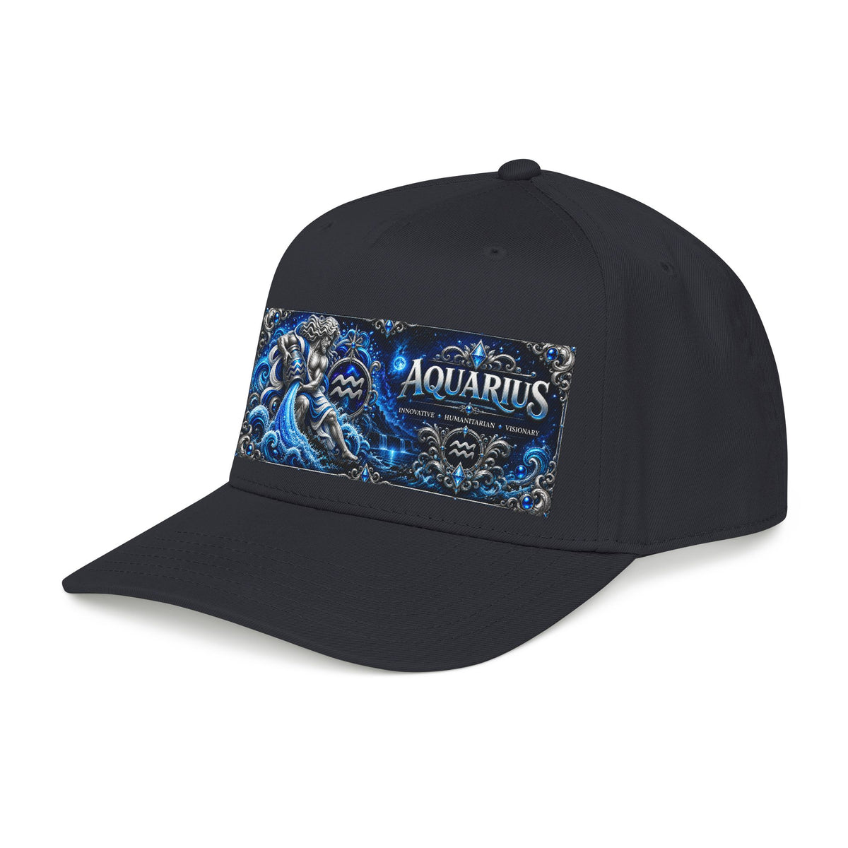 Aquarius Zodiac Baseball Cap — Water Bearer Astrology Hat