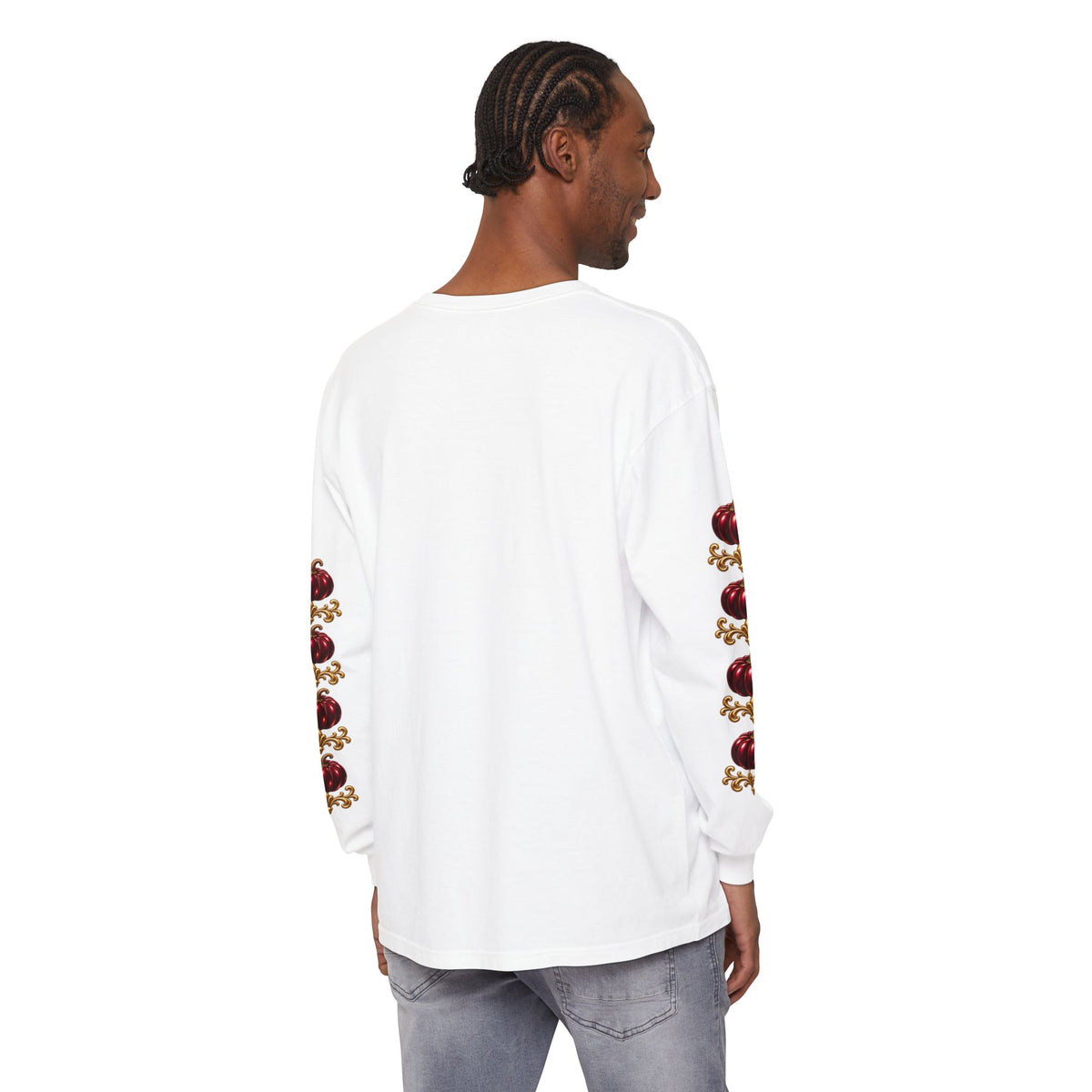 Pumpkin Sleeve Long Sleeve Tee
