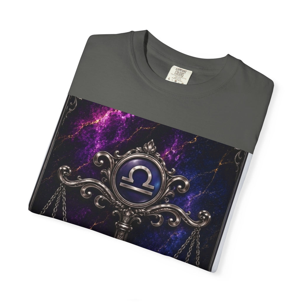 Libra Scales Zodiac T-Shirt — Astrology Graphic Tee