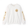 Built Right Crewneck Sweatshirt — "Built Right: Beautiful, Brave, Brilliant" Gold Graphic