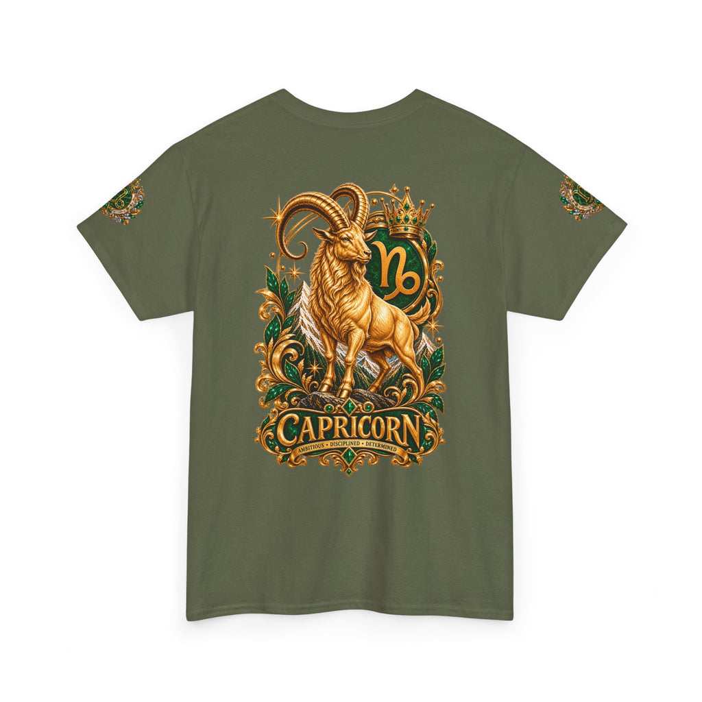 Capricorn Zodiac T-Shirt — Golden Goat Astrology Tee