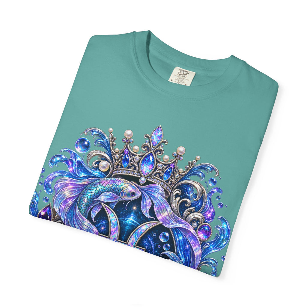Pisces Zodiac T-Shirt — Mystical Ocean Shark Astrological Tee