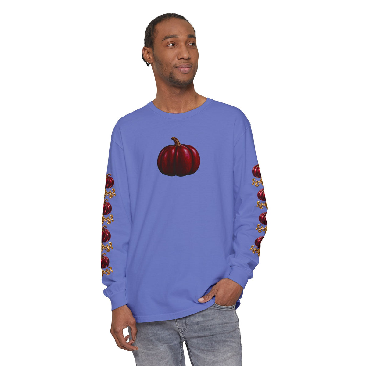 Pumpkin Sleeve Long Sleeve Tee