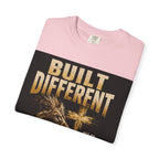 Built Different Christian Lion T-Shirt — "Built Right, Beautiful, Brilliant" Inspirational Faith Tee