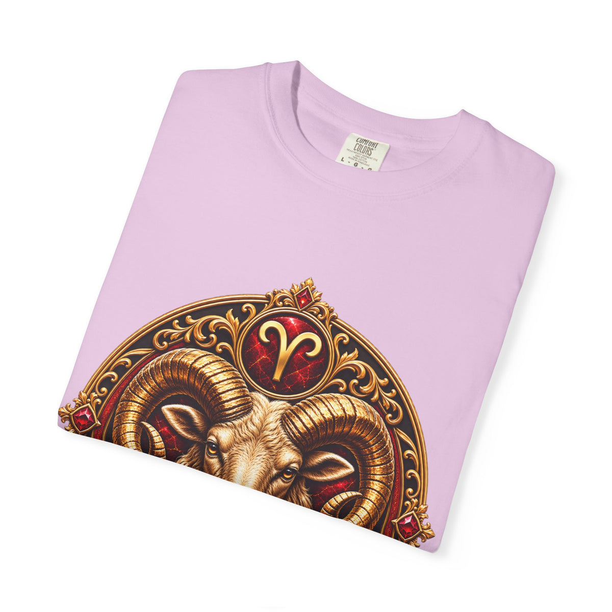 Aries Ram Zodiac T-Shirt — Bold Gold Astrology Tee