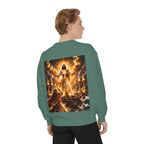 Revelation Chapter 1 Sweatshirt — Golden Christ Return Religious Crewneck