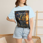 Christian Inspirational T-Shirt — "Speak Life" & "Still on the Throne" Faith Graphic Tee