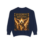 Revelation Chapter 16 Sweatshirt — "Judgment Begins" Apocalyptic Graphic