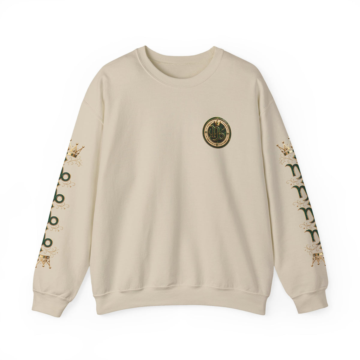 Capricorn Hip-Hop Crewneck Sweatshirt — Zodiac Goat Graphic Pullover