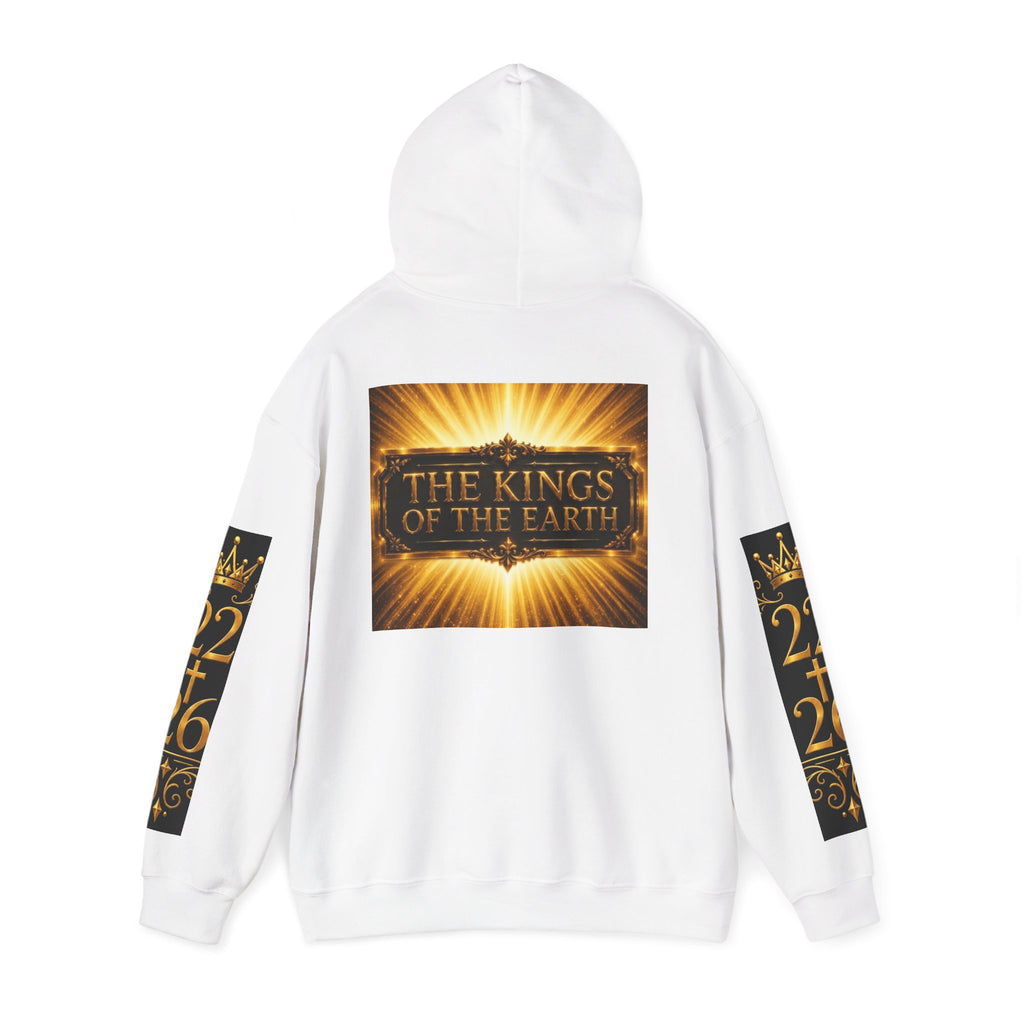 The Kings of the Earth Hoodie — Gold Radiant Graphic Sweatshirt